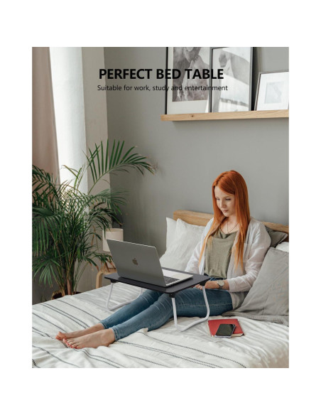 Escritorio portátil plegable ZEAPTAC para laptop - Negro