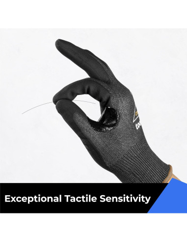 Guantes de Trabajo Toolant TA02018002 Anti-Corte A4 Gris