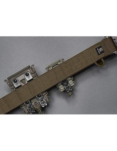 Cinturón táctico KRYDEX MOLLE liberación rápida 4,45 cm