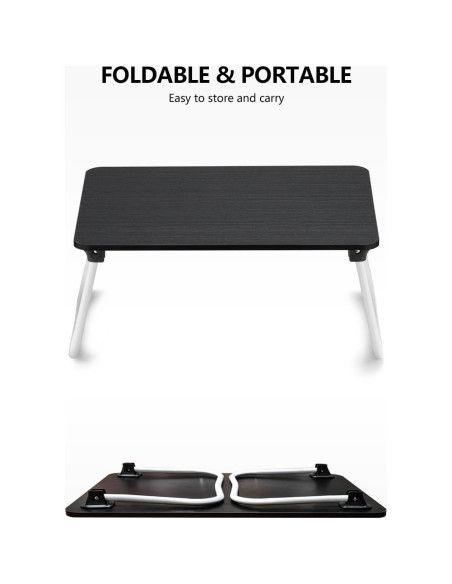 Escritorio portátil plegable ZEAPTAC para laptop - Negro