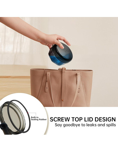 Estuche de Limpieza para Dentaduras EZEELAI Negro Transparente