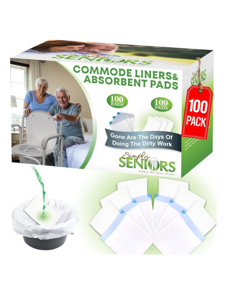 Forros de Comoda Simply Seniors 100 Unidades con Almohadillas