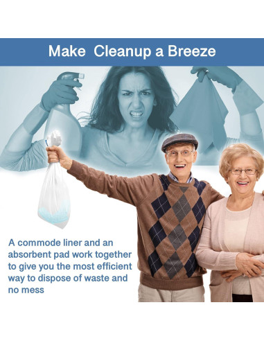 Forros de Comoda Simply Seniors 100 Unidades con Almohadillas