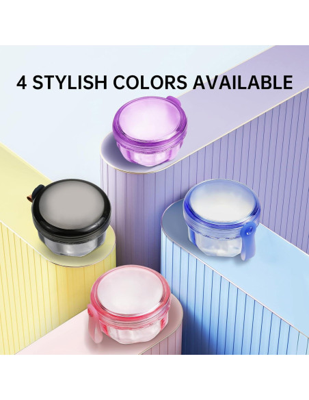 Estuche de Limpieza para Dentaduras EZEELAI Negro Transparente