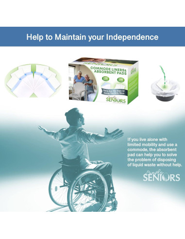 Forros de Comoda Simply Seniors 100 Unidades con Almohadillas