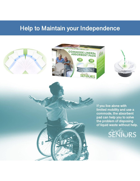 Forros de Comoda Simply Seniors 100 Unidades con Almohadillas