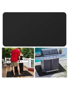 Alfombrilla Ignífuga FLASLD 152x81 cm para Parrilla
