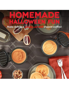 Mini Waffle Maker Dash Halloween 2-Pack 10 cm Antiadherente 2