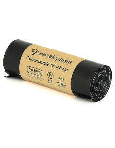 Bolsas de Inodoro Portátil GREEN ELEPHANT 15 Unidades Compostables