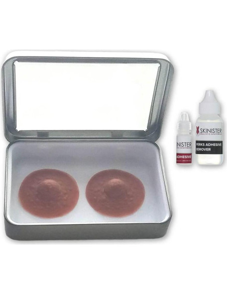 Pezones Prostéticos Perks | Silicona Rosa Grande