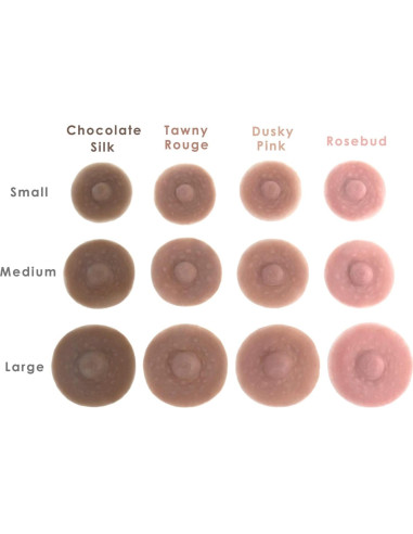 Pezones Prostéticos Perks | Silicona Rosa Grande