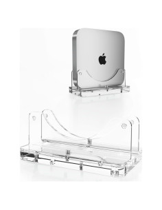 Soporte Vertical Acrílico HEWYIOS para Mac Mini y Laptops