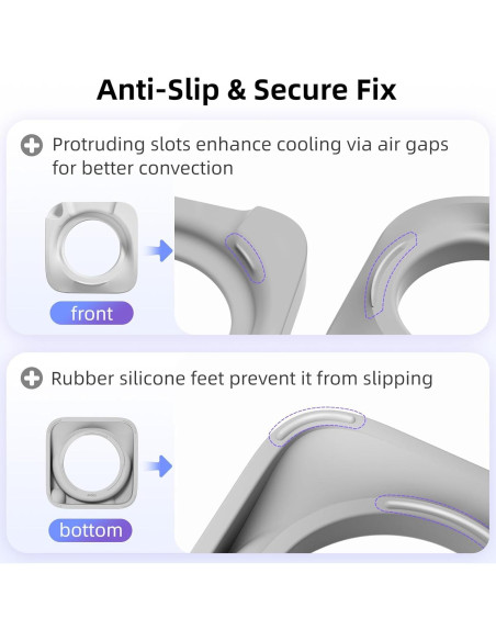 Soporte de Escritorio ELETIUO para Mac Mini M4/M4 Pro 2024