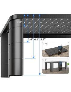 Soporte para Monitor Pholiten Riser Ajustable hasta 20 kg 2