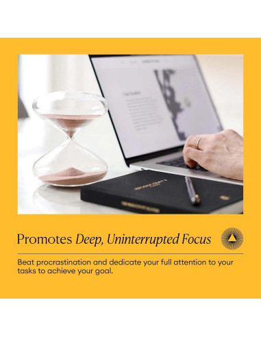 Temporizador de Arena Intelligent Change 5 Minutos Vidrio Blanco