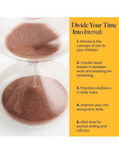 Temporizador de Arena Intelligent Change 5 Minutos Vidrio Blanco