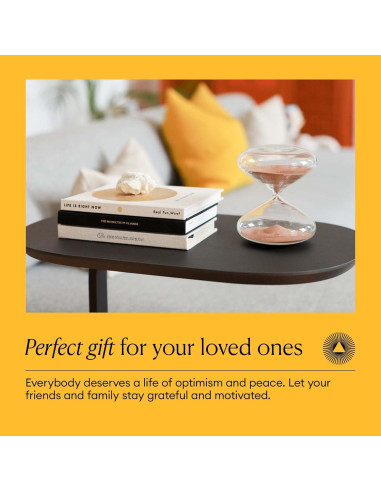 Temporizador de Arena Intelligent Change 5 Minutos Vidrio Blanco