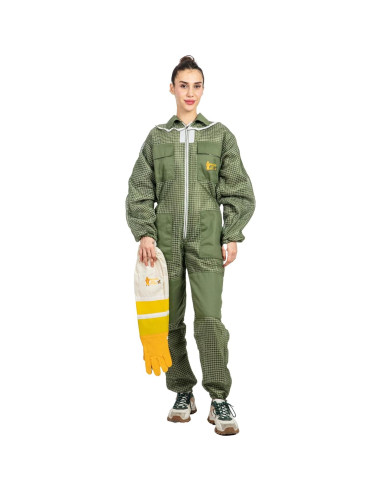 Traje de Apicultura Ventilado Massive Bee 4X Grande Verde Oliva