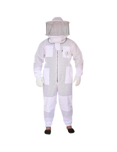 Traje de Apicultura US APIARY 3 Capas con Velo y Guantes 2