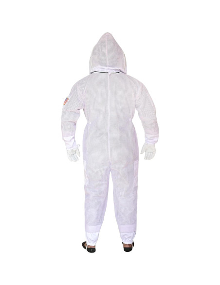 Traje de Apicultura US APIARY 3 Capas con Velo y Guantes