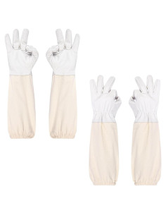 Guantes de Apicultura ZMHBKPS - 2 Pares Unisex - X-Large