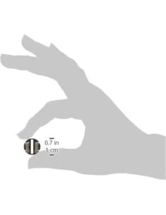 Cuchilla Guía Redonda Scalextric C8329 con Placas y Tornillos 2