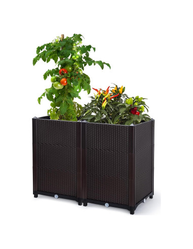 Jardinera Elevada D'vine Dev - Kit de 2 para Cultivar