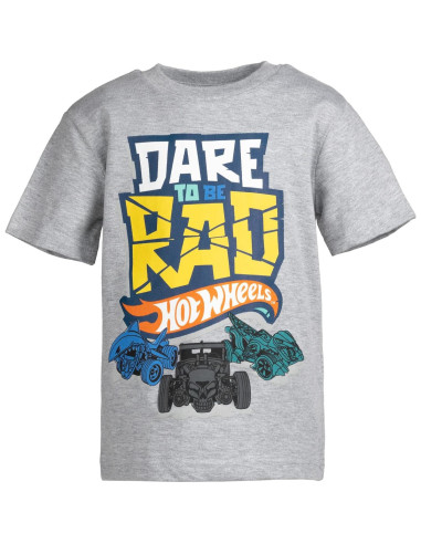 Paquete de 3 camisetas Hot Wheels para niños 2T a 18-20