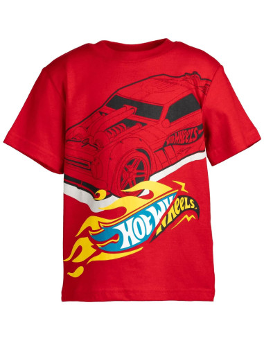 Paquete de 3 camisetas Hot Wheels para niños 2T a 18-20