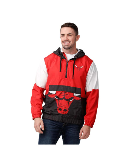 Chaqueta cortavientos FOCO NBA Chicago Bulls X-Large
