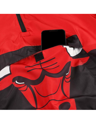 Chaqueta cortavientos FOCO NBA Chicago Bulls X-Large