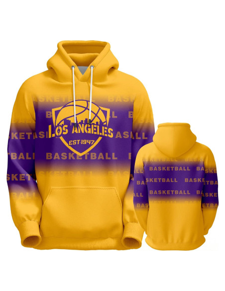 Sudadera con Capucha Baloncesto Ciudad Unisex S-3XL