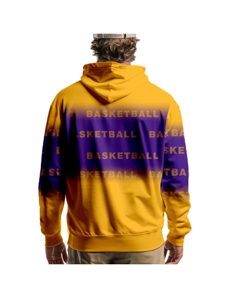 Sudadera con Capucha Baloncesto Ciudad Unisex S-3XL