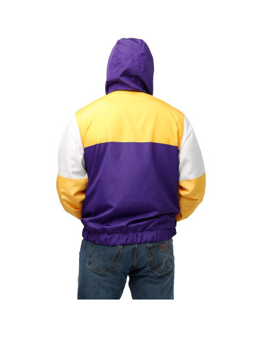Chaqueta cortavientos FOCO NBA Hombres Mediana Lakers