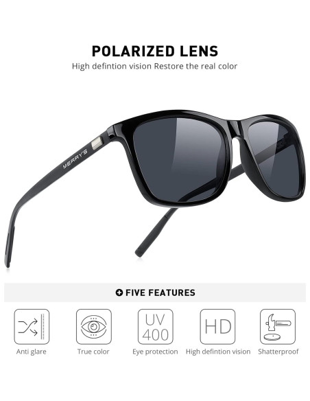 Gafas de sol polarizadas MERRY'S Vintage S8286 unisex