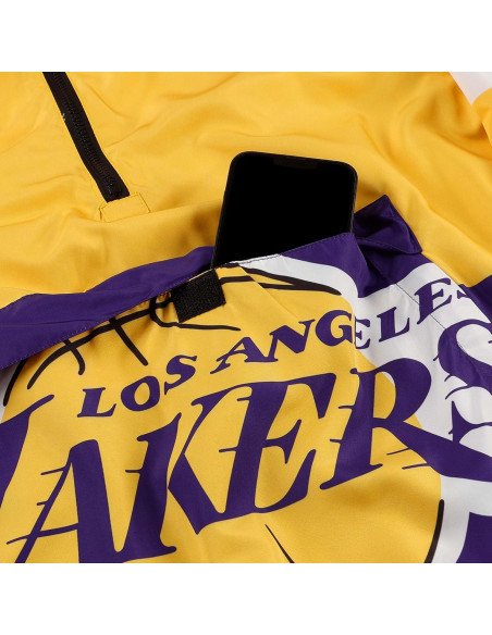 Chaqueta cortavientos FOCO NBA Hombres Mediana Lakers