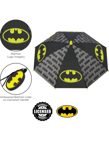 Conjunto Paraguas y Chubasquero DC Comics para Niños 2-7 Años