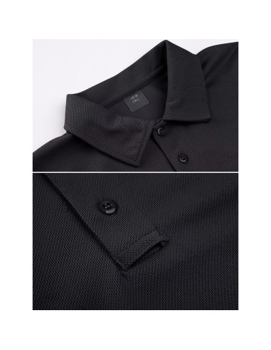 Camisa Polo Hombre Magcomsen Secado Rápido Manga Corta