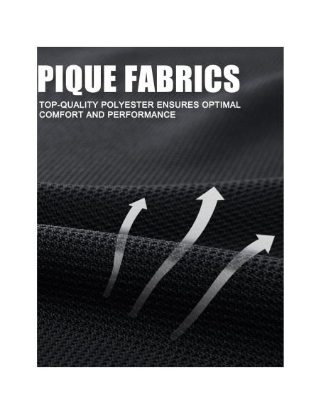 Camisa Polo Hombre Magcomsen Secado Rápido Manga Corta