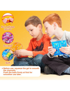 Juguetes Squishy Sensory Fidget Lesong - Paquete de 4 2