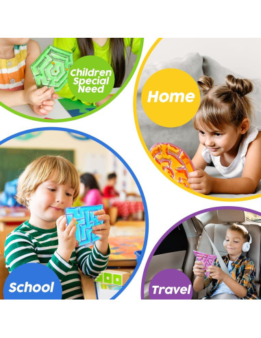 Juguetes Squishy Sensory Fidget Lesong - Paquete de 4