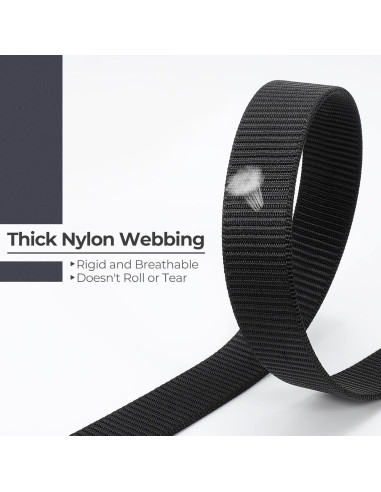 Cinturón Ratchet SANSTHS para Hombres Ajustable Negro 3,18 cm