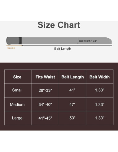 Cinturón Ratchet SANSTHS para Hombres Ajustable Negro 3,18 cm