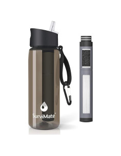 Botella de Agua Filtrada SurviMate 22oz Ultra-Filtración