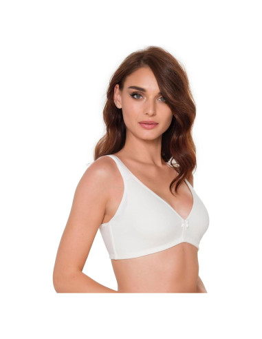 Sostén de Mastectomía Algodón 115 Grande Crema Sin Aros