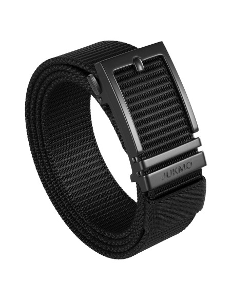 Cinturón de Golf JUKMO Automático Nylon Negro para Hombres