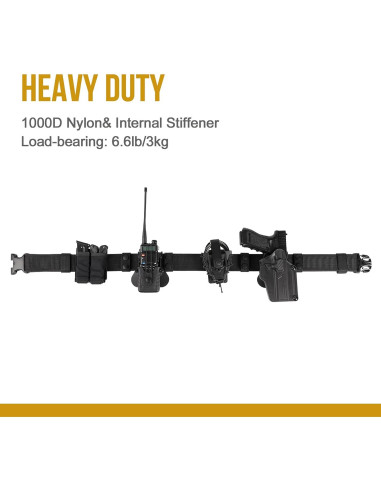 Cinturón de Deber VISMIX 2" Nylon Ajustable Seguridad