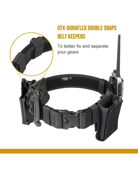 Cinturón de Deber VISMIX 2" Nylon Ajustable Seguridad