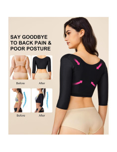 Moldeador de Brazo Superior BRABIC Negro Mediano Postura 2