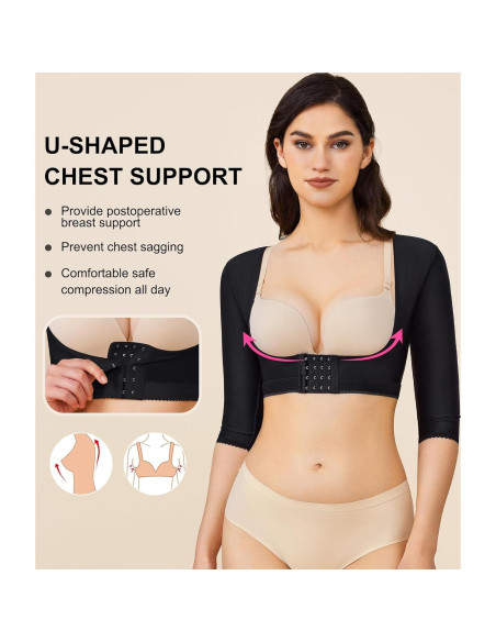 Moldeador de Brazo Superior BRABIC Negro Mediano Postura